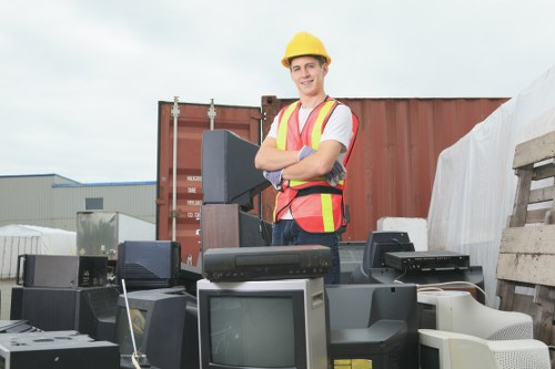 Community recycling program in Brimsdown